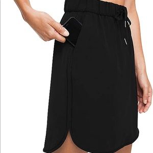 Lululemon Black on the fly skirt